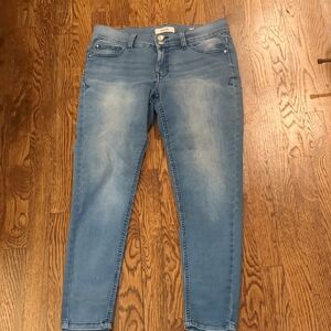 Angels Forever Young Women's High Rise  Curvy Skinny Ankle Jeans